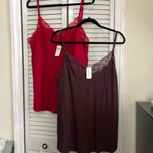 NWT bundle of 2 Camis